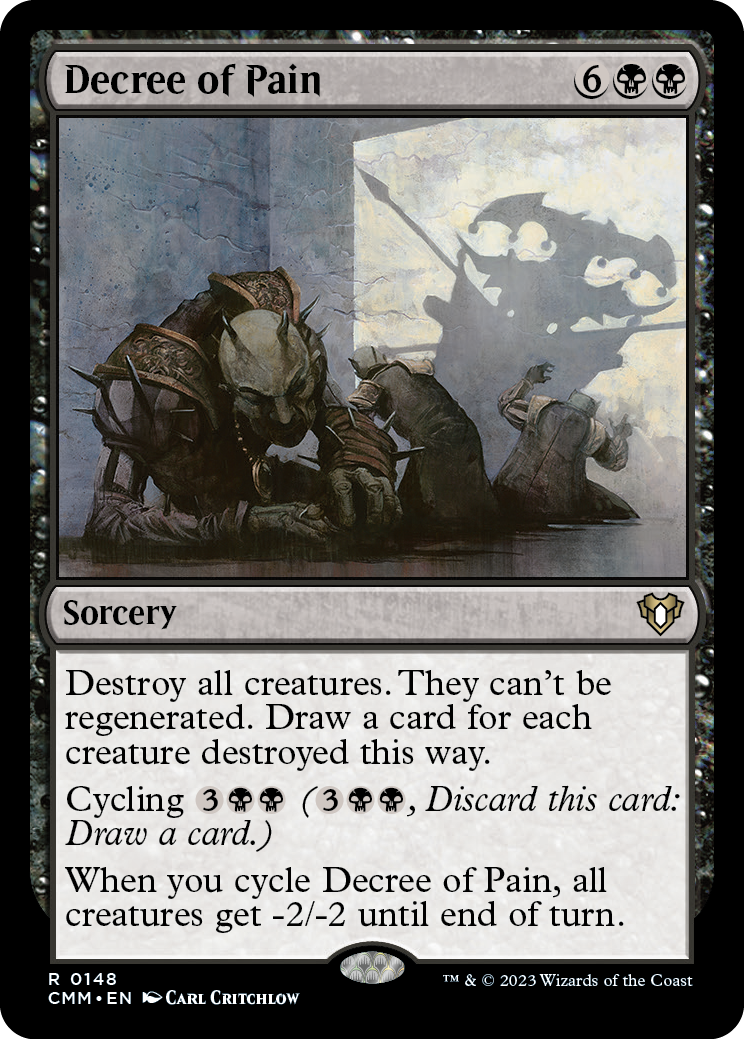 Decree of Pain [Commander Masters] | Deep Dive Games St. Marys
