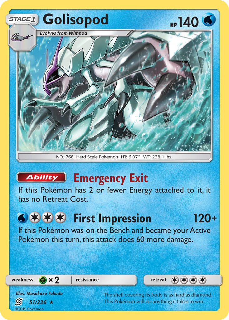 Golisopod (51/236) [Sun & Moon: Unified Minds] | Deep Dive Games St. Marys
