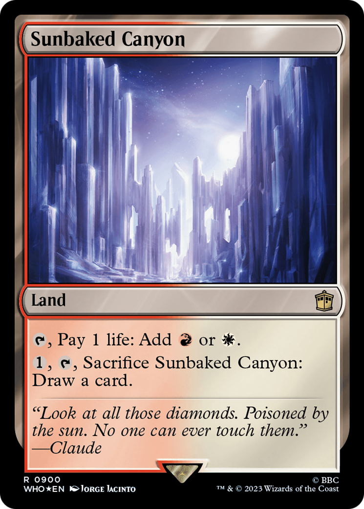 Sunbaked Canyon (Surge Foil) [Doctor Who] | Deep Dive Games St. Marys