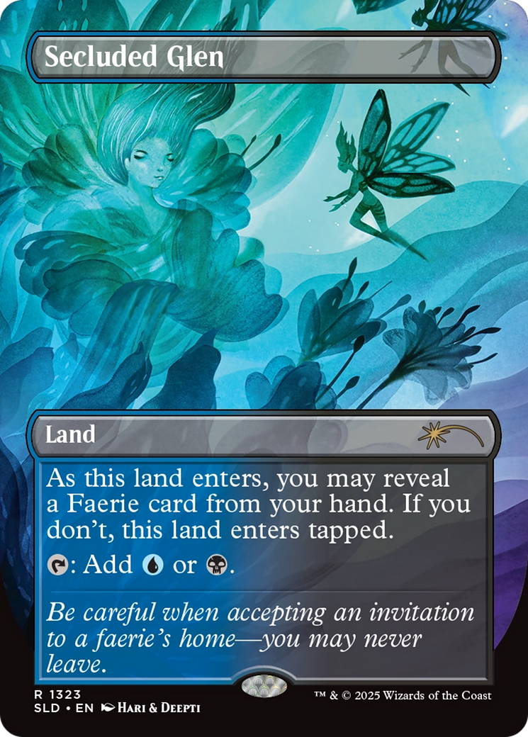 Secluded Glen (Rainbow Foil) [Secret Lair Drop Series] | Deep Dive Games St. Marys