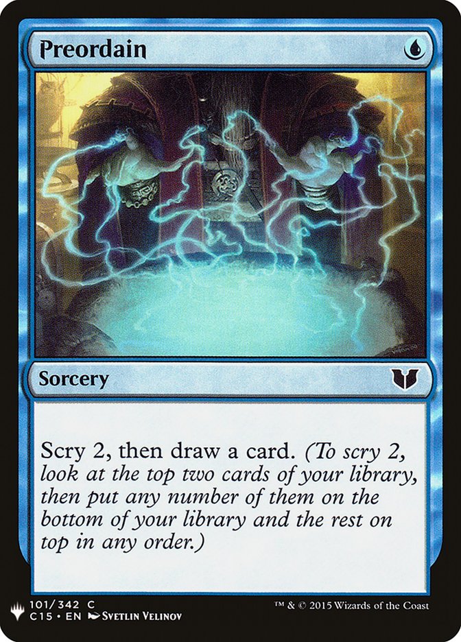 Preordain [Mystery Booster] | Deep Dive Games St. Marys