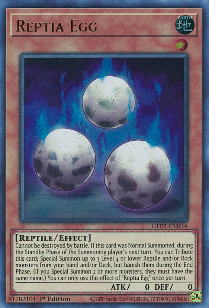 Reptia Egg [GFP2-EN034] Ultra Rare | Deep Dive Games St. Marys