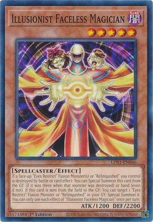 Illusionist Faceless Magician [LDS1-EN046] Common | Deep Dive Games St. Marys