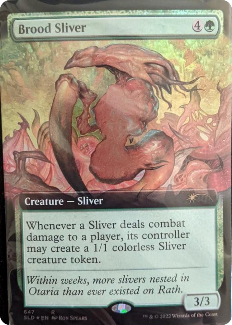 Brood Sliver (Extended Art) [Secret Lair Drop Promos] | Deep Dive Games St. Marys
