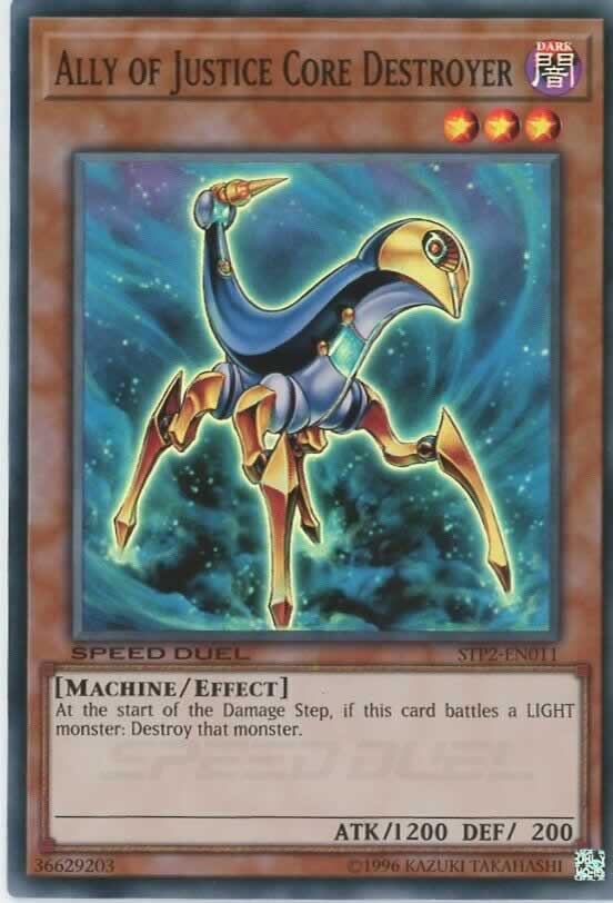 Ally of Justice Core Destroyer [STP2-EN011] Super Rare | Deep Dive Games St. Marys