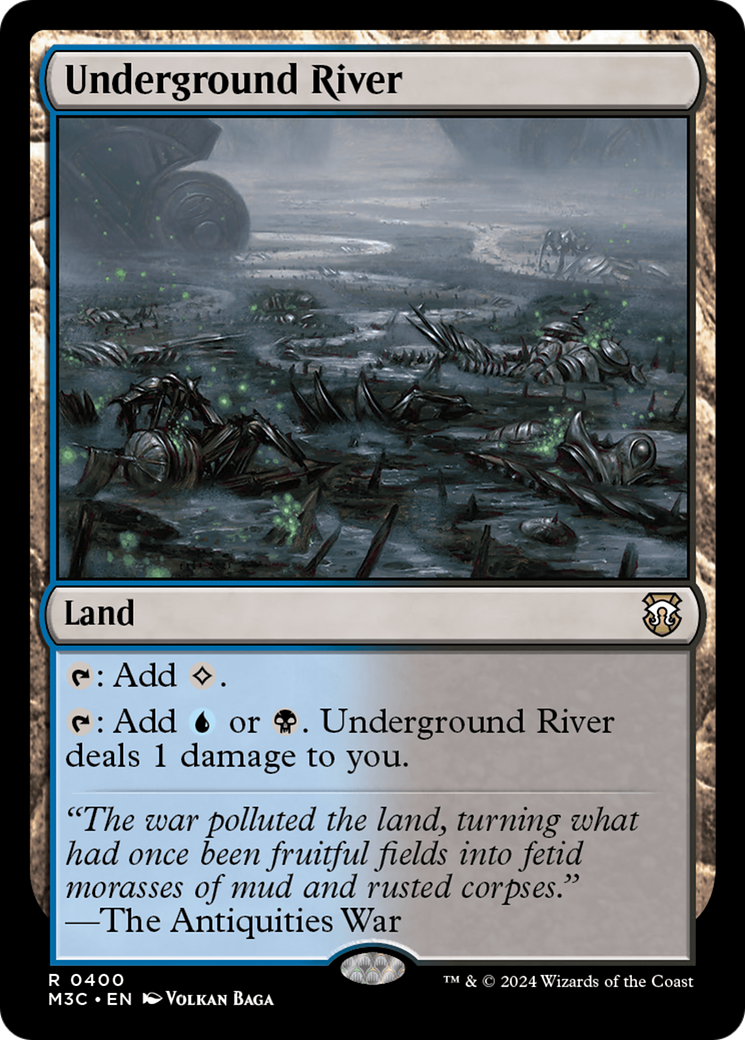 Underground River (Ripple Foil) [Modern Horizons 3 Commander] | Deep Dive Games St. Marys