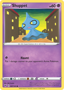 Shuppet (067/185) [Sword & Shield: Vivid Voltage] | Deep Dive Games St. Marys