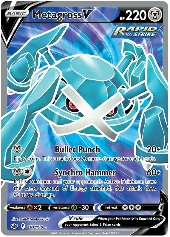 Metagross V (181/198) [Sword & Shield: Chilling Reign] | Deep Dive Games St. Marys