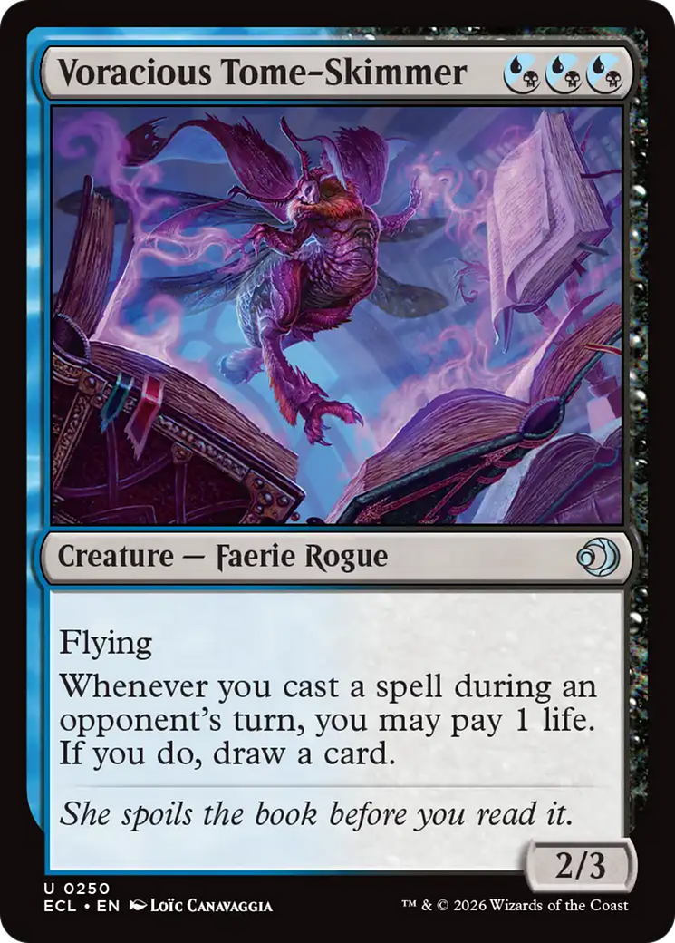 Voracious Tome-Skimmer [Lorwyn Eclipsed] | Deep Dive Games St. Marys