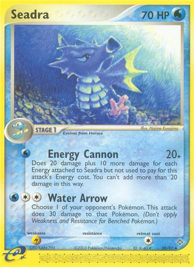 Seadra (39/97) [EX: Dragon] | Deep Dive Games St. Marys