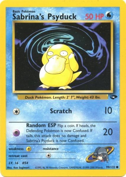 Sabrina's Psyduck (99/132) [Gym Challenge Unlimited] | Deep Dive Games St. Marys