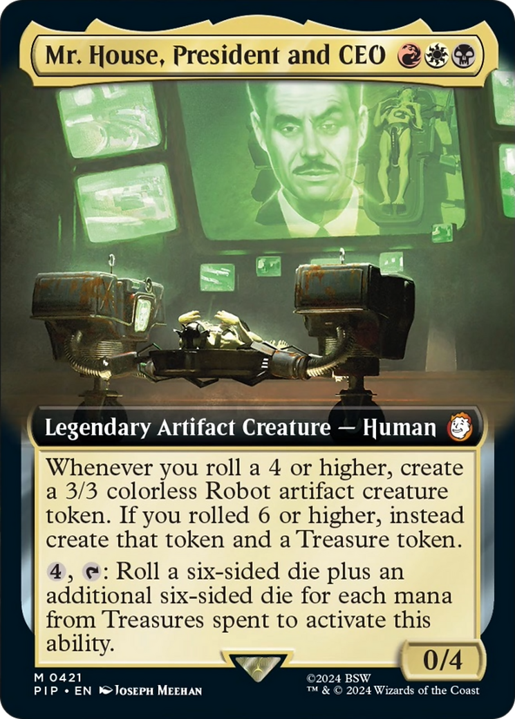 Mr. House, President and CEO (Extended Art) [Fallout] | Deep Dive Games St. Marys