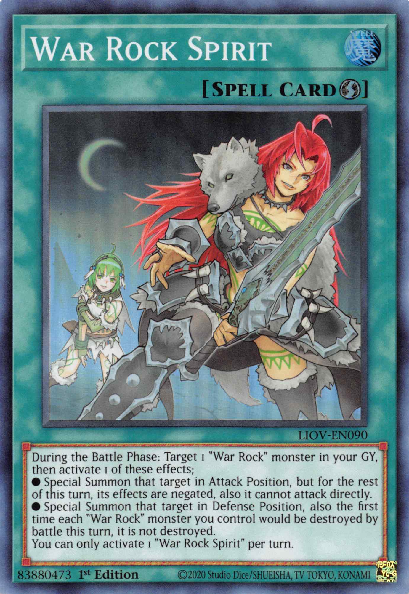 War Rock Spirit [LIOV-EN090] Super Rare | Deep Dive Games St. Marys