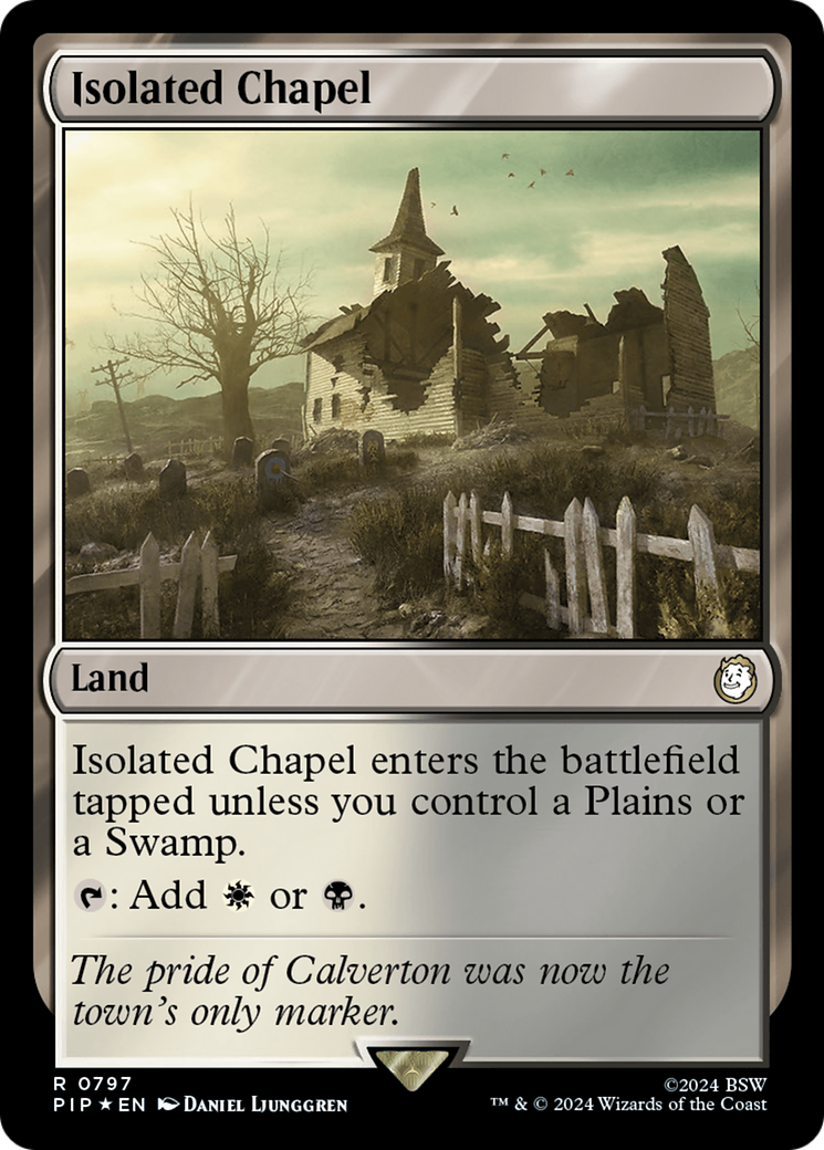 Isolated Chapel (Surge Foil) [Fallout] | Deep Dive Games St. Marys