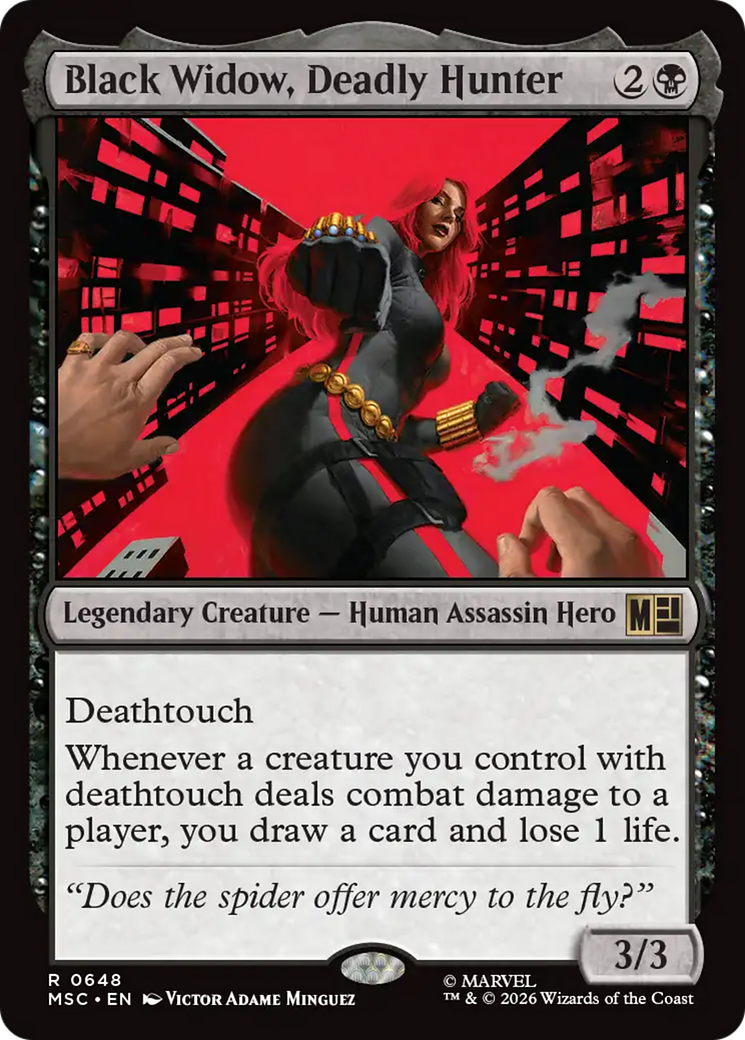Black Widow, Deadly Hunter [Marvel Super Heroes Commander] | Deep Dive Games St. Marys