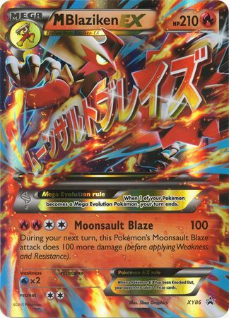 M Blaziken EX (XY86) (Jumbo Card) [XY: Black Star Promos] | Deep Dive Games St. Marys
