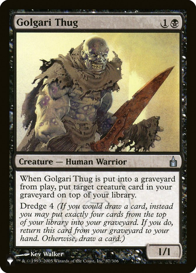 Golgari Thug [The List] | Deep Dive Games St. Marys