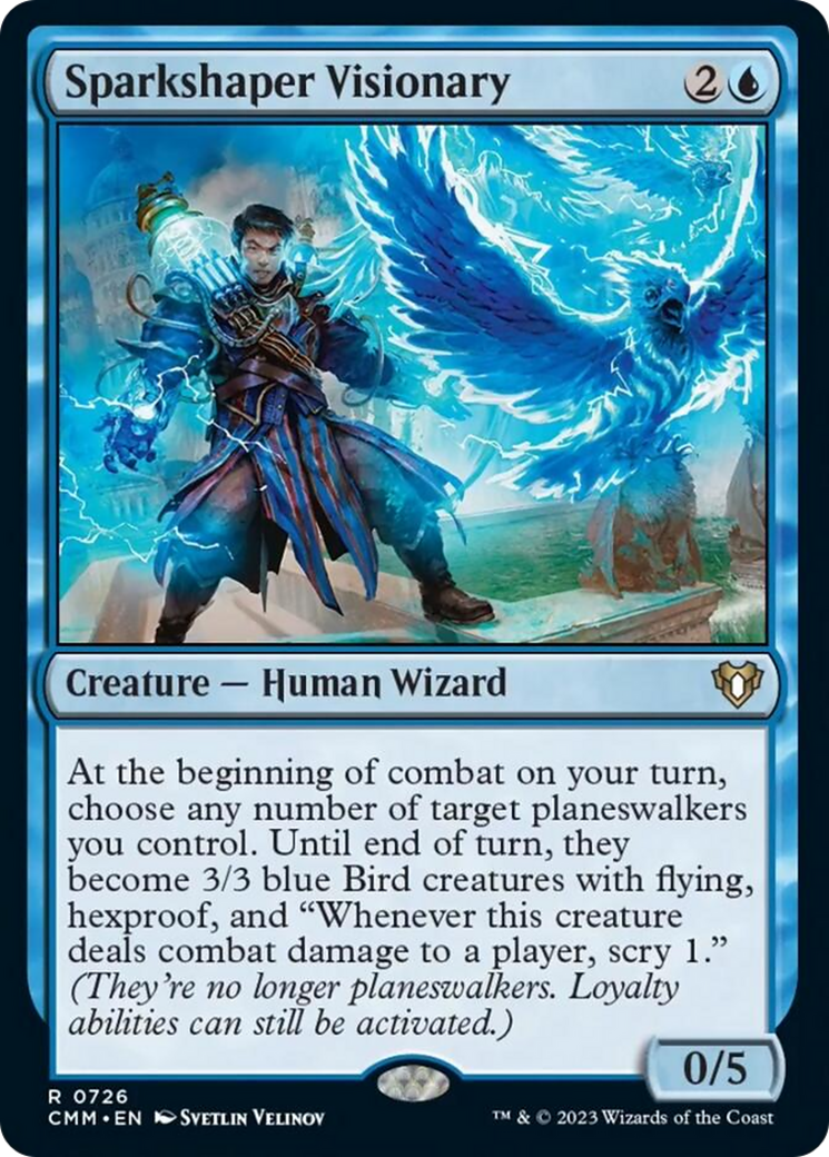 Sparkshaper Visionary [Commander Masters] | Deep Dive Games St. Marys