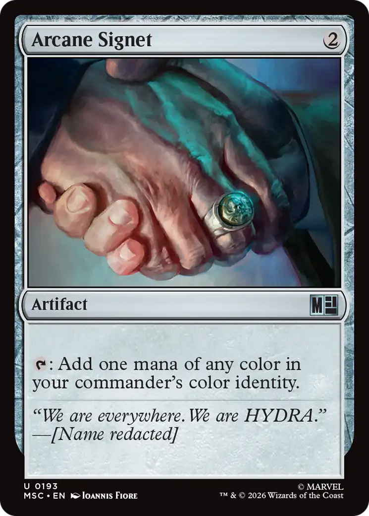 Arcane Signet (0193) [Marvel Super Heroes Commander] | Deep Dive Games St. Marys