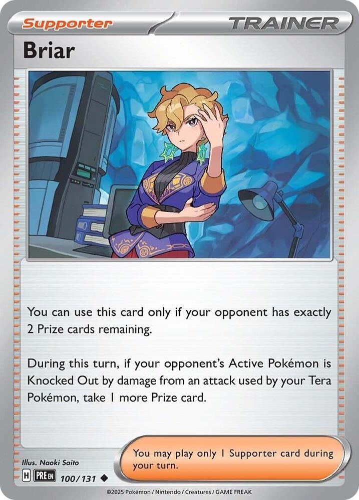 Briar (100/131) [Scarlet & Violet: Prismatic Evolutions] | Deep Dive Games St. Marys
