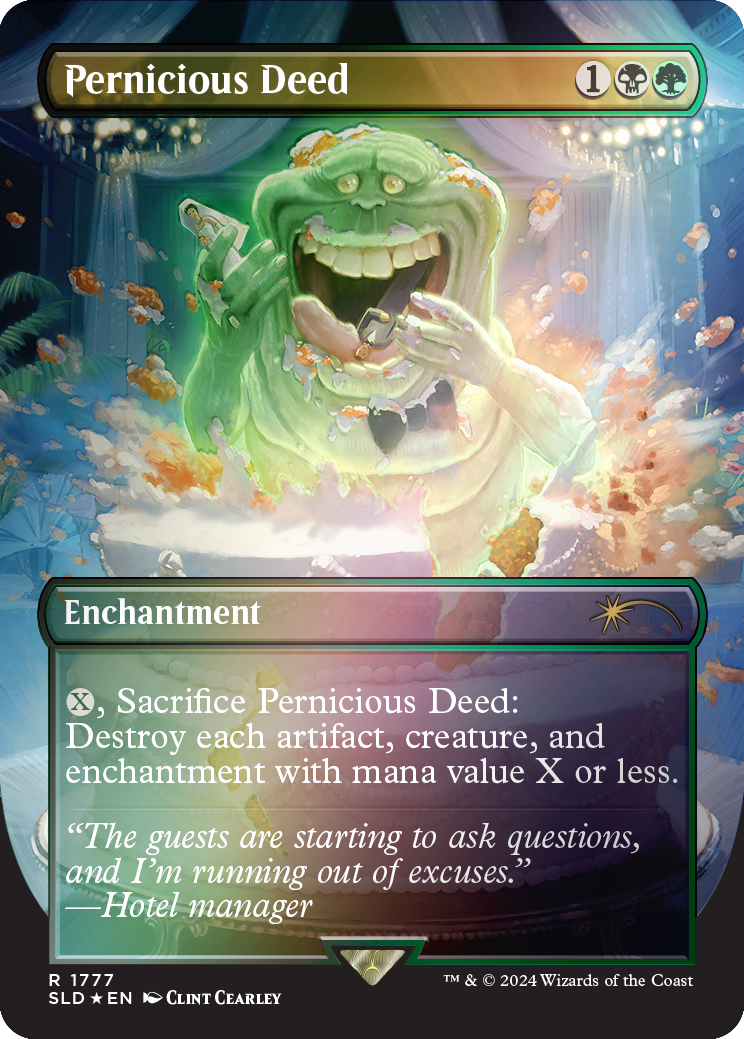 Pernicious Deed (Rainbow Foil) [Secret Lair Drop Series] | Deep Dive Games St. Marys