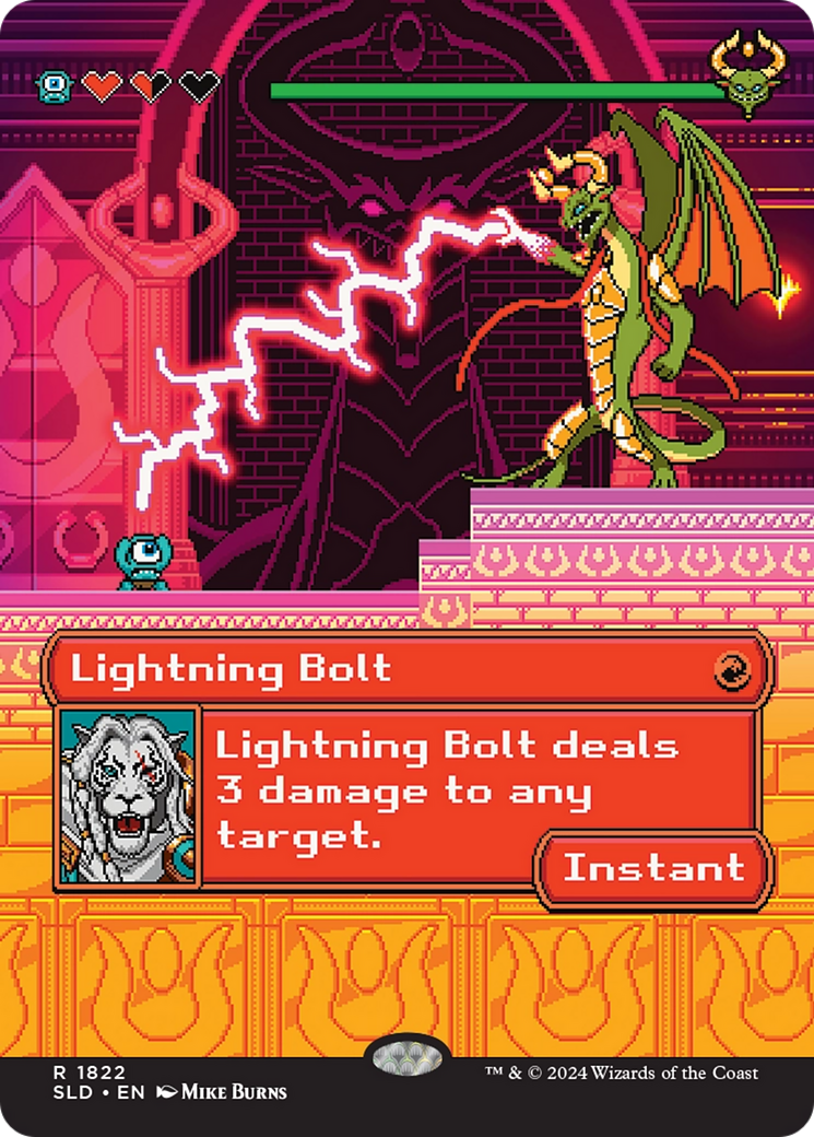 Lightning Bolt (1822) (Rainbow Foil) [Secret Lair Drop Series] | Deep Dive Games St. Marys