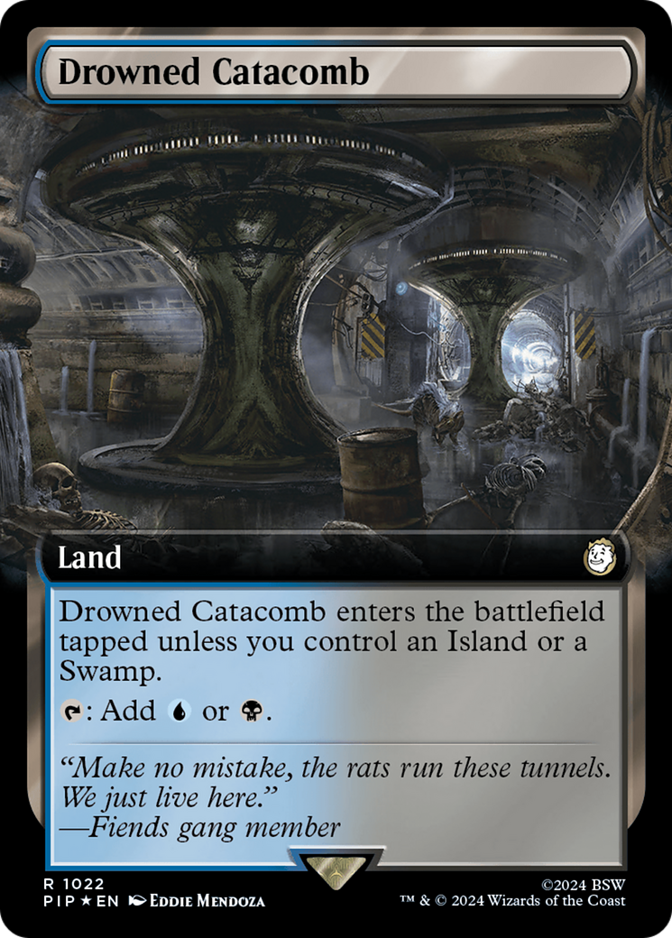 Drowned Catacomb (Extended Art) (Surge Foil) [Fallout] | Deep Dive Games St. Marys