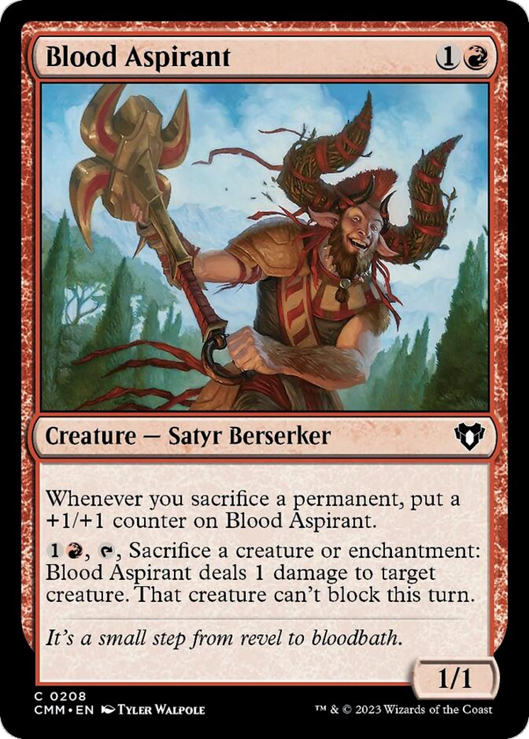 Blood Aspirant [Commander Masters] | Deep Dive Games St. Marys