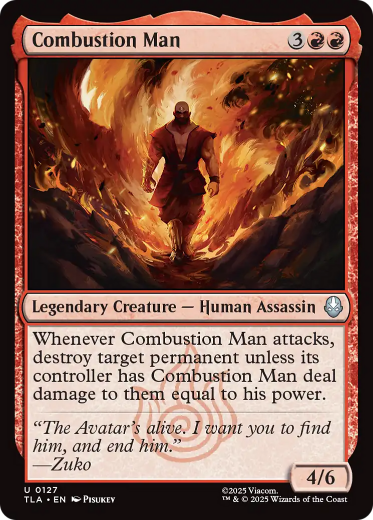 Combustion Man [Avatar: The Last Airbender] | Deep Dive Games St. Marys