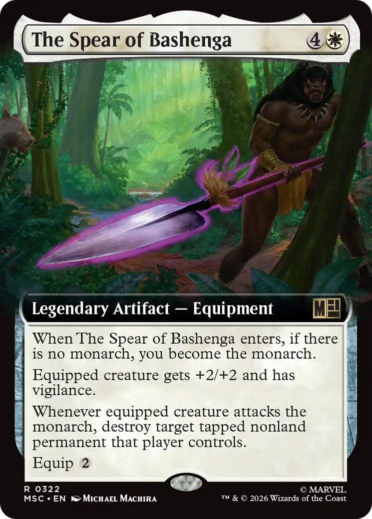 The Spear of Bashenga (Extended Art) [Marvel Super Heroes Commander] | Deep Dive Games St. Marys