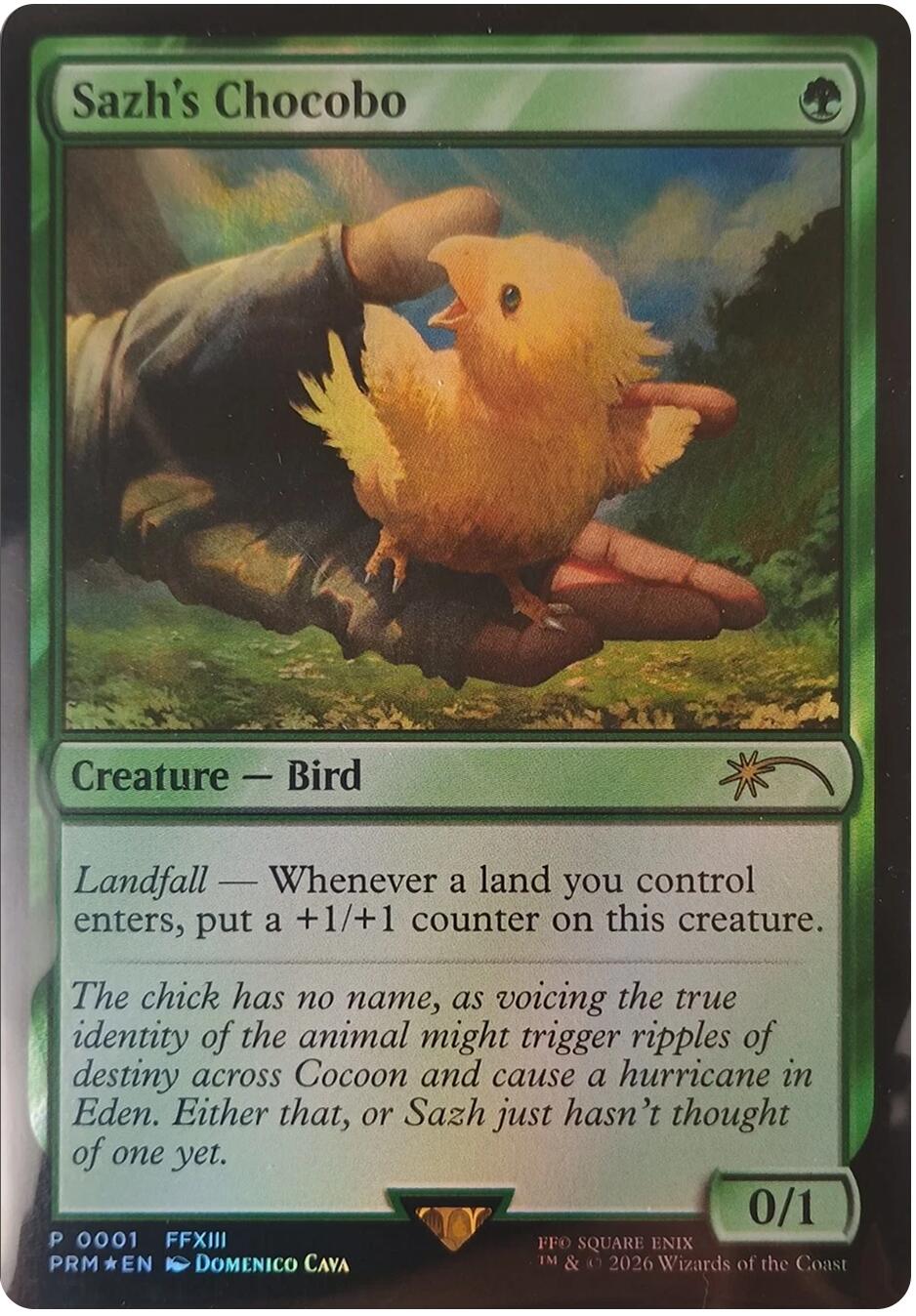 Sazh's Chocobo [FINAL FANTASY Promos] | Deep Dive Games St. Marys