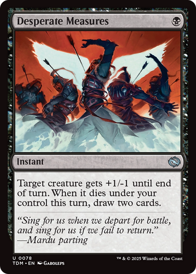 Desperate Measures [Tarkir: Dragonstorm] | Deep Dive Games St. Marys