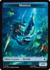 Merfolk // Doombot Double-Sided Token [Marvel Super Heroes Tokens] | Deep Dive Games St. Marys