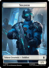 Villain // Soldier Double-Sided Token [Marvel Super Heroes Tokens] | Deep Dive Games St. Marys