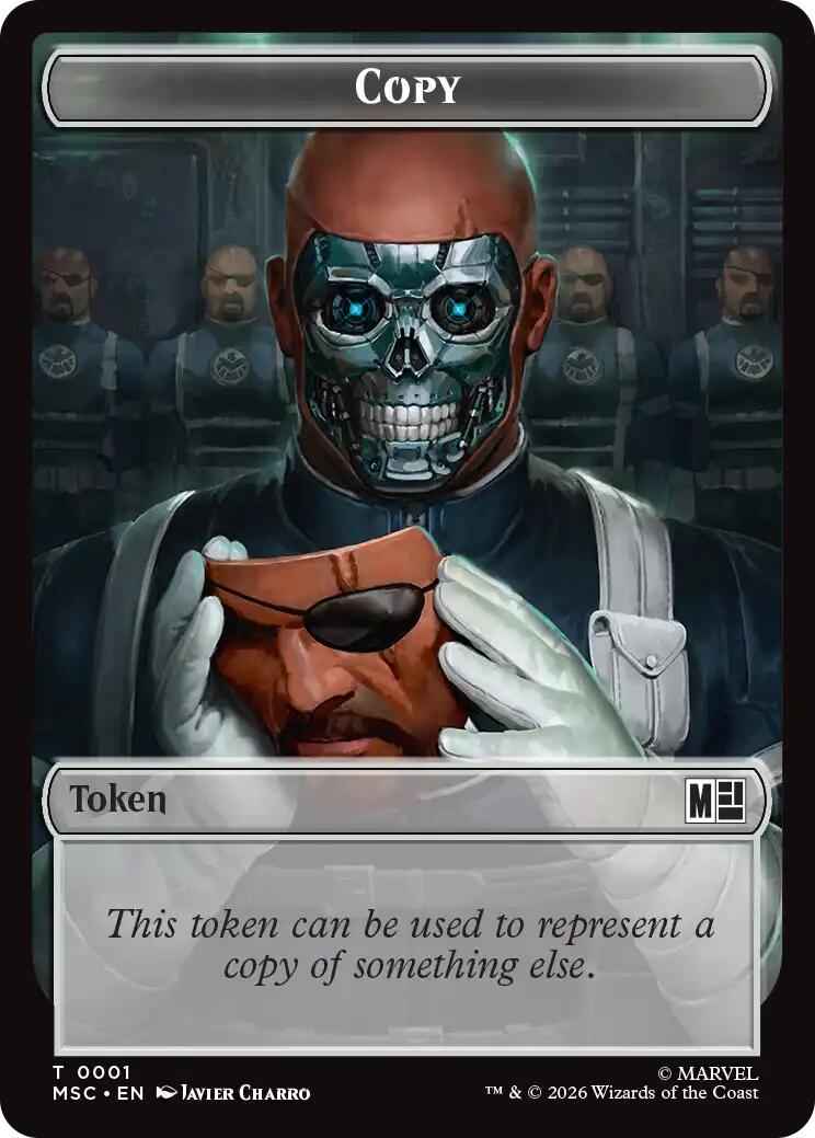 Copy // Rogue Double-Sided Token [Marvel Super Heroes Commander Tokens] | Deep Dive Games St. Marys