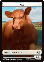 Ox // Vibranium Double-Sided Token [Marvel Super Heroes Commander Tokens] | Deep Dive Games St. Marys