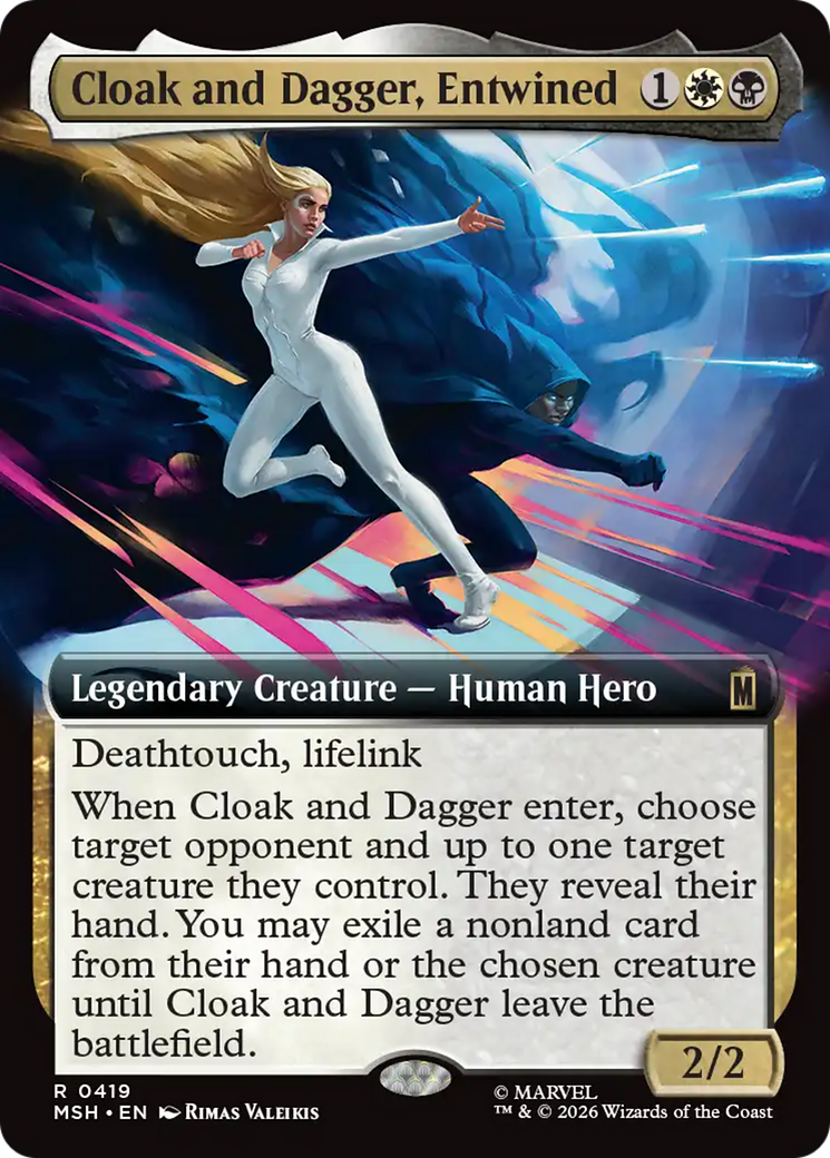 Cloak and Dagger, Entwined (Extended Art) [Marvel Super Heroes] | Deep Dive Games St. Marys