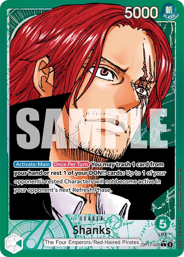 Shanks (Alternate Art) [The World's Strongest Warriors] | Deep Dive Games St. Marys