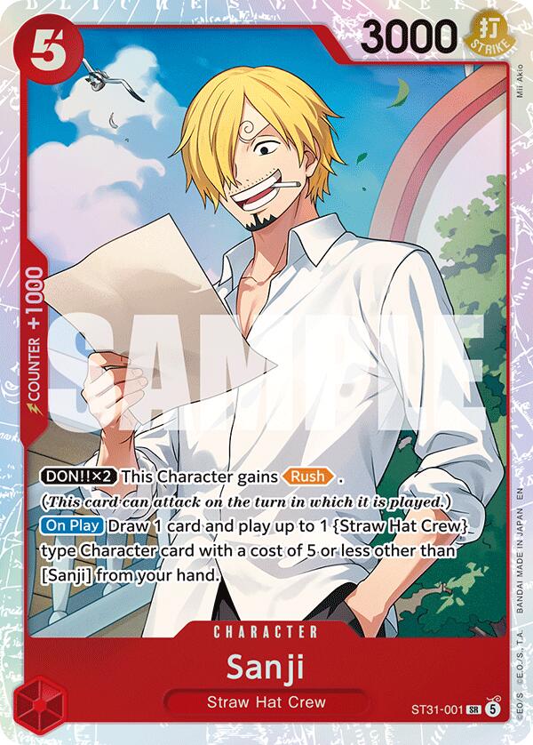 Sanji [Starter Deck: RED Monkey.D.Luffy] | Deep Dive Games St. Marys