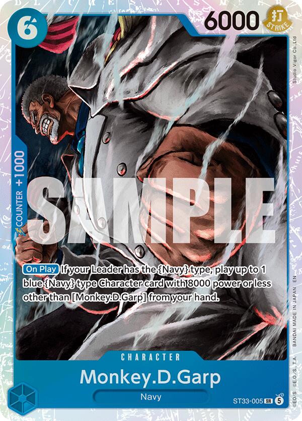 Monkey.D.Garp [Starter Deck: BLUE Kuzan] | Deep Dive Games St. Marys