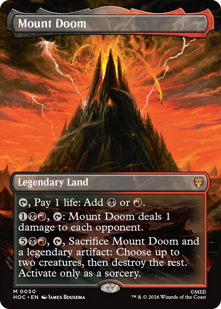 Mount Doom (Borderless) [The Hobbit: Eternal-Legal] | Deep Dive Games St. Marys