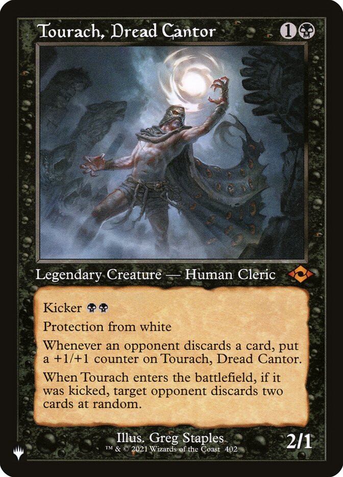 Tourach, Dread Cantor (Retro Frame) [The List] | Deep Dive Games St. Marys
