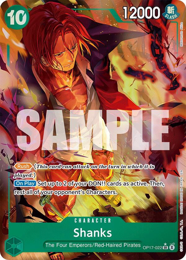 Shanks (Alternate Art) [The World's Strongest Warriors] | Deep Dive Games St. Marys