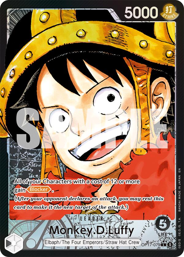 Monkey.D.Luffy (Alternate Art) [The World's Strongest Warriors] | Deep Dive Games St. Marys