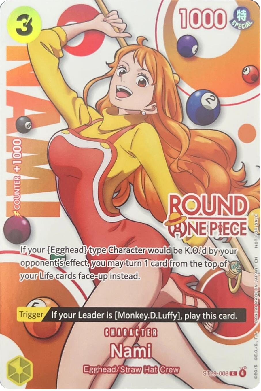 Nami (Round 1 Promo) [One Piece Promotion Cards] | Deep Dive Games St. Marys