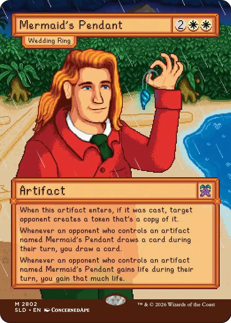 Mermaid's Pendant - Wedding Ring [Secret Lair Drop Series] | Deep Dive Games St. Marys
