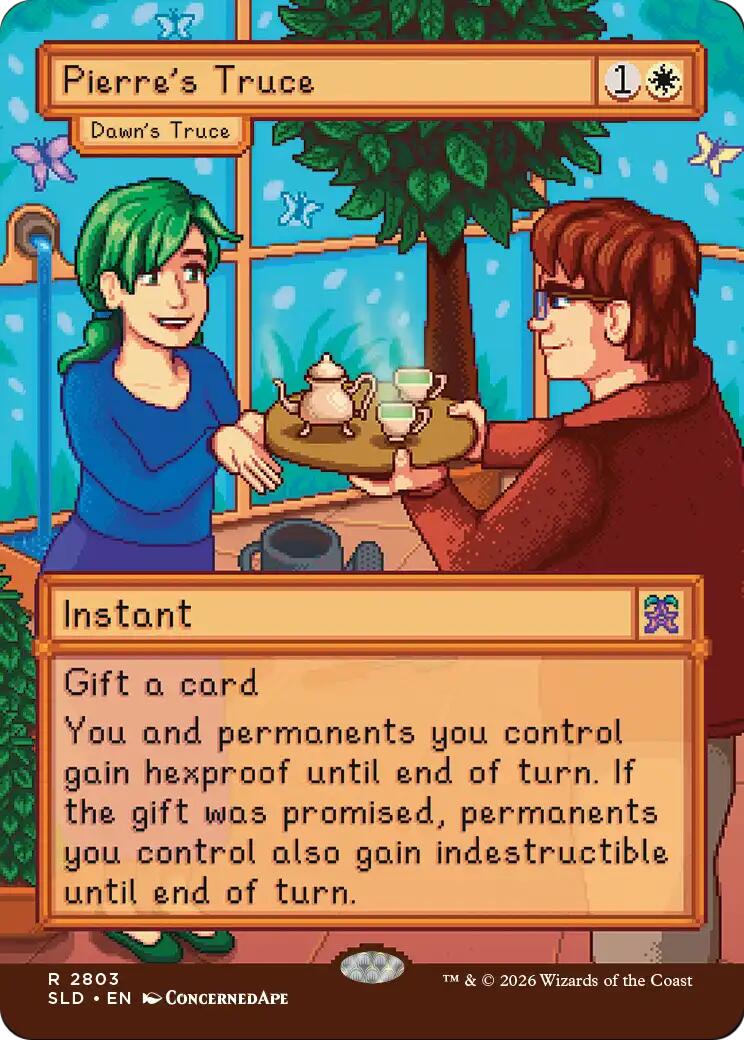 Pierre's Truce - Dawn's Truce [Secret Lair Drop Series] | Deep Dive Games St. Marys