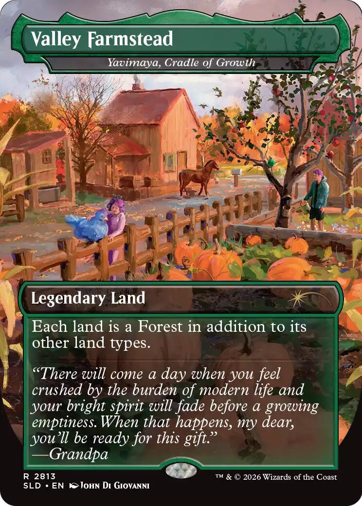 Valley Farmstead - Yavimaya, Cradle of Growth [Secret Lair Drop Series] | Deep Dive Games St. Marys