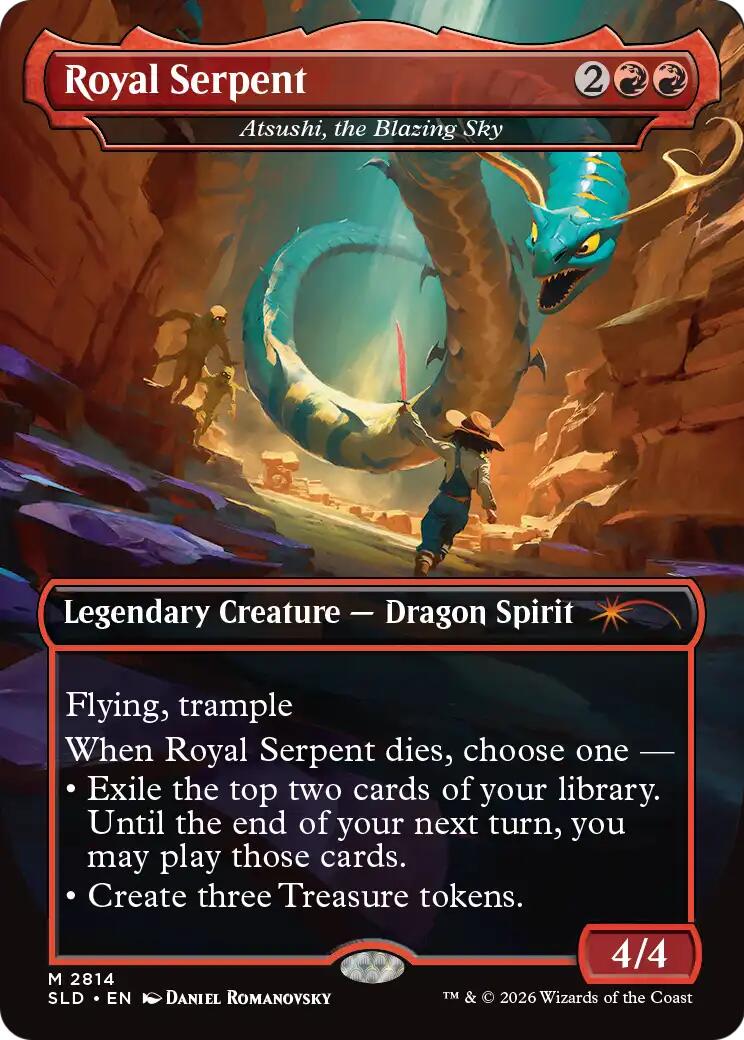 Royal Serpent - Atsushi, the Blazing Sky [Secret Lair Drop Series] | Deep Dive Games St. Marys