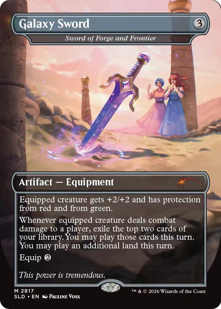Galaxy Sword - Sword of Forge and Frontier [Secret Lair Drop Series] | Deep Dive Games St. Marys